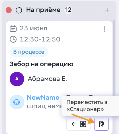 bookstack: поток пациентов стационар